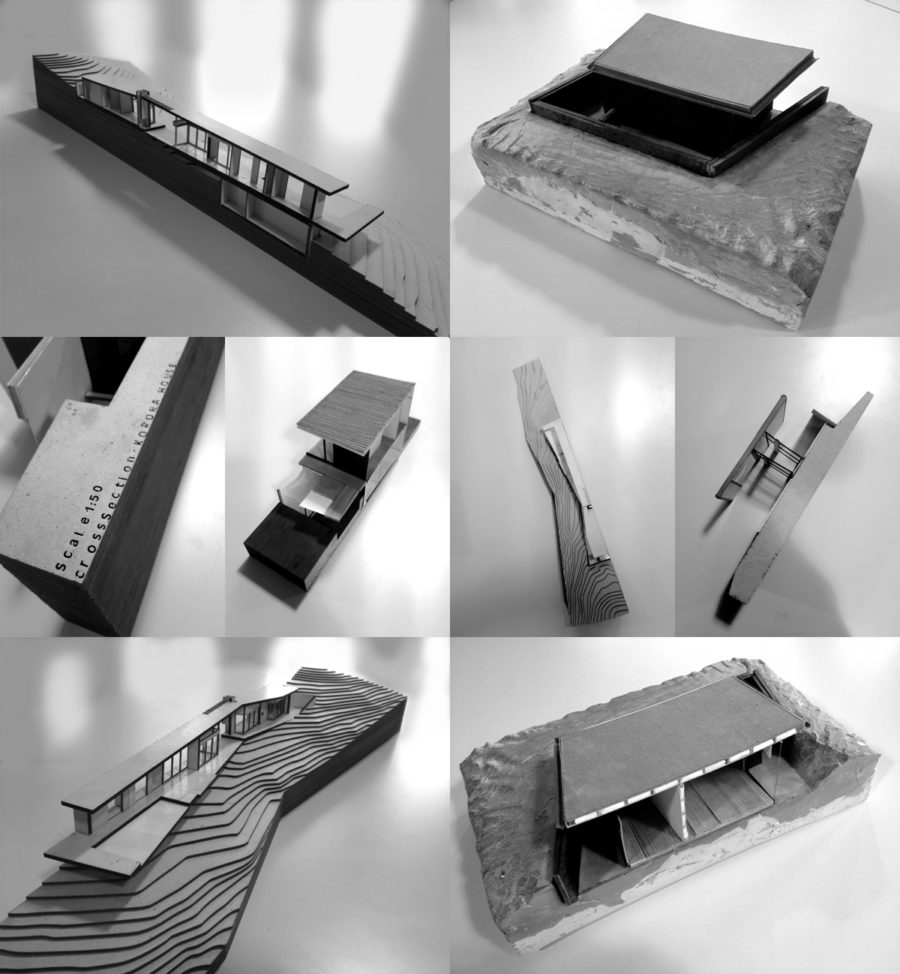 Student Sectional Models of Korora / Daniel Marshall Architects